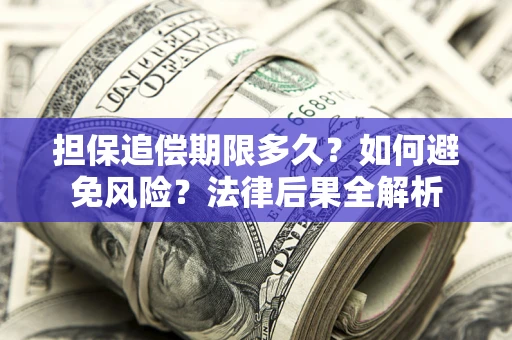 济南担保追偿期限多久？如何避免风险？法律后果全解析