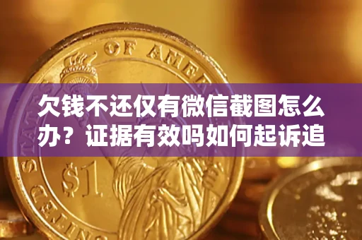 济南欠钱不还仅有微信截图怎么办？证据有效吗如何起诉追回欠款？