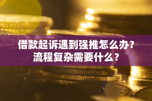 济南借款起诉遇到强推怎么办？流程复杂需要什么？