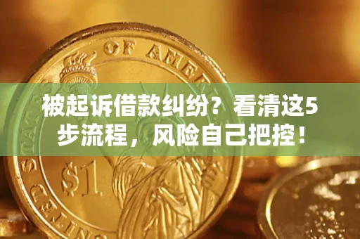 济南被起诉借款纠纷？看清这5步流程，风险自己把控！