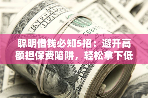 济南聪明借钱必知5招：避开高额担保费陷阱，轻松拿下低息贷款