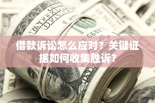 济南借款诉讼怎么应对？关键证据如何收集胜诉？