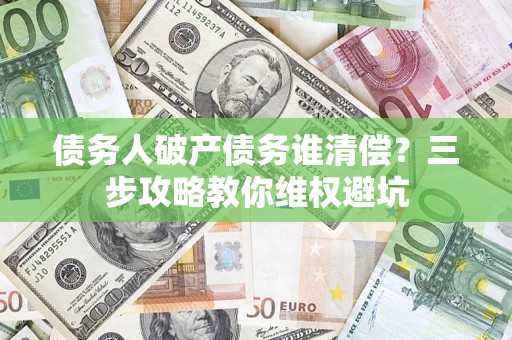 济南债务人破产债务谁清偿？三步攻略教你维权避坑